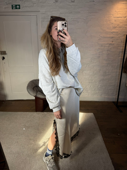 Jeremiah silky rok - beige