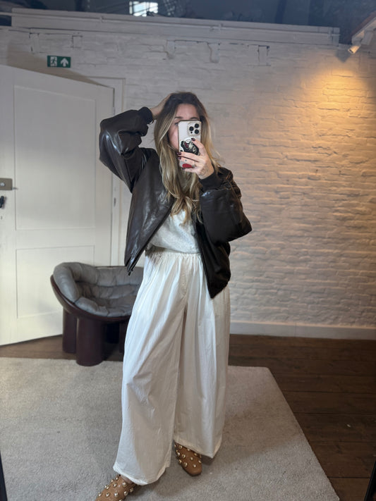 Louelle pantalon - ecru