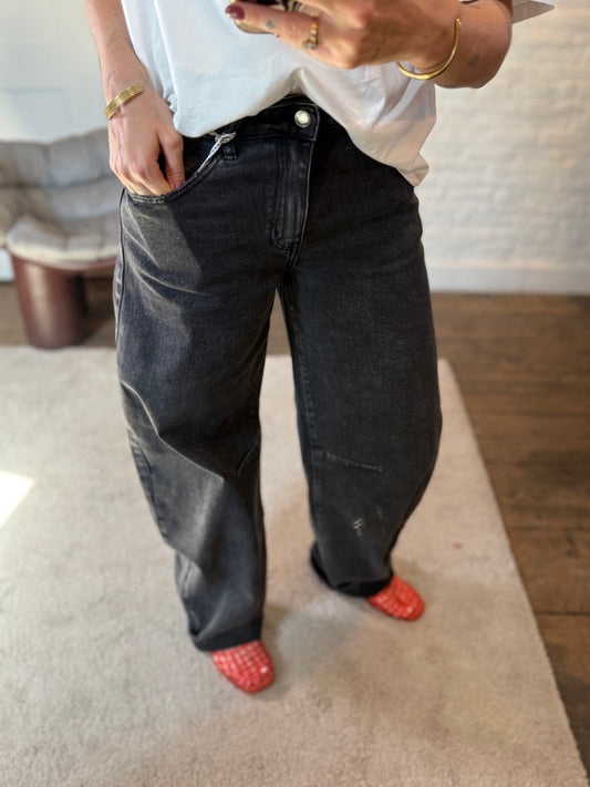 Baggy jeans - zwart