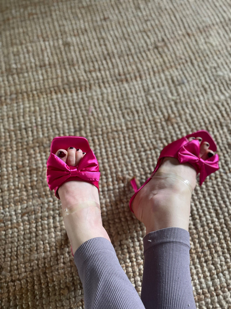 Heels Pink Bow (7538741739682)